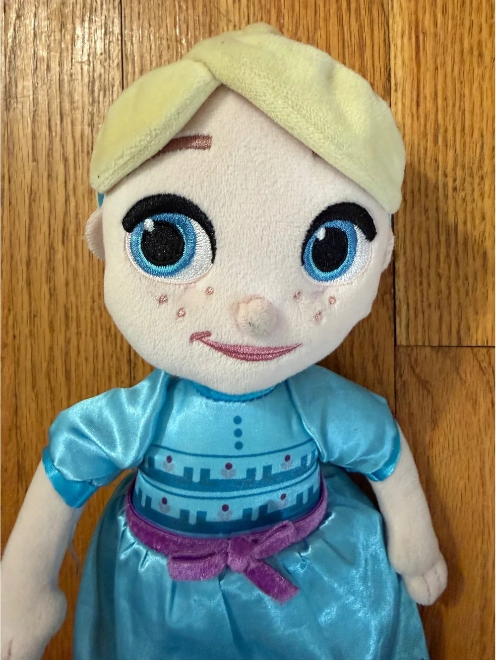 Disney Frozen Elsa Plush Doll in Blue Dress, 12 Inches
